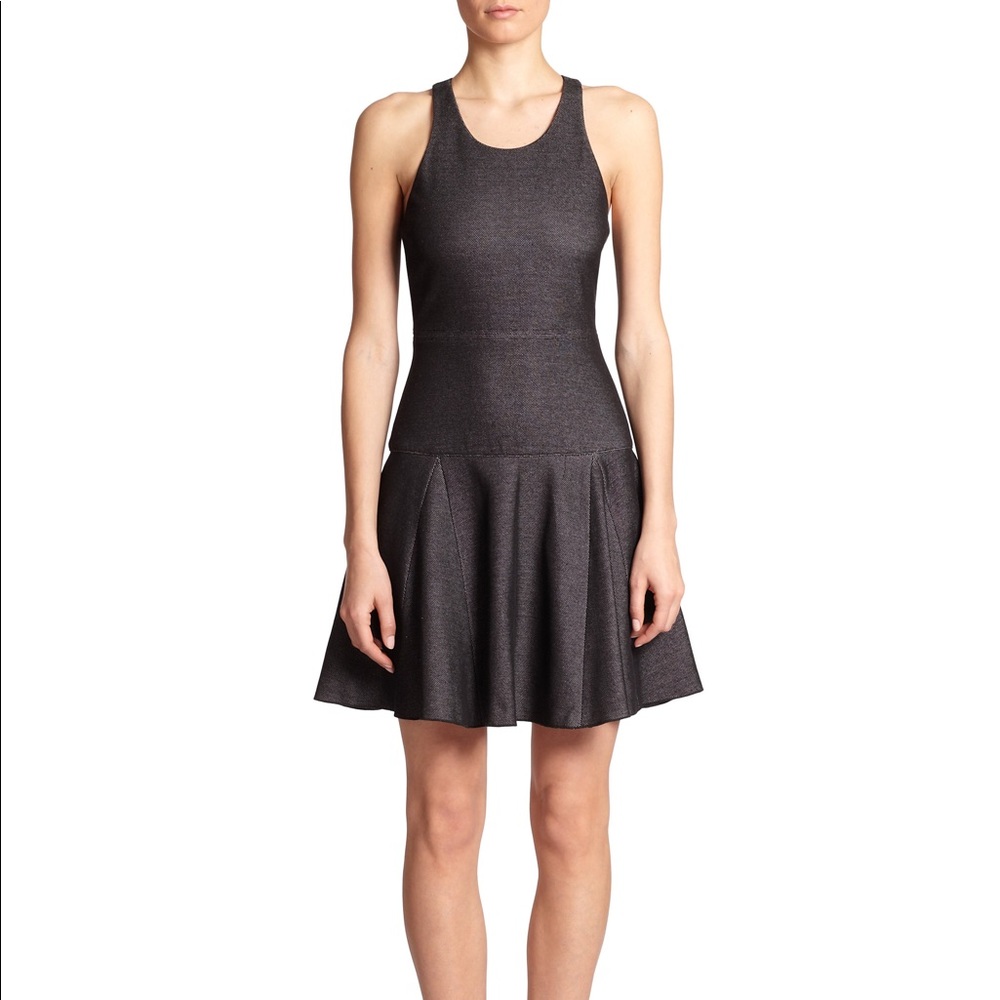 Rag & Bone Women's Black Enigma Fit-&-Flare Dress